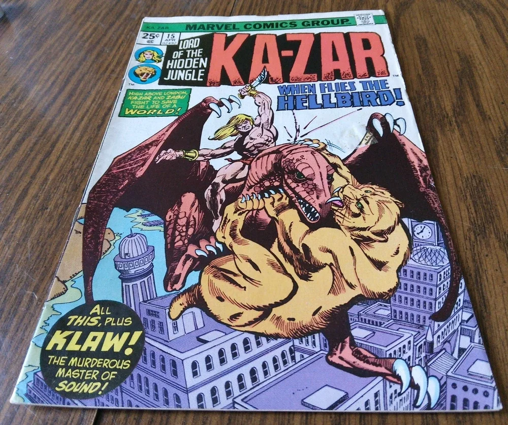 Ka-Zar #15 April 1976 Marvel Comics